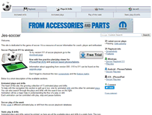 Tablet Screenshot of jes-soccer.com